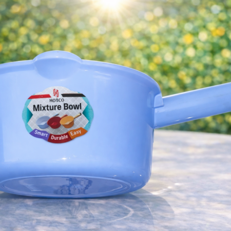 Hotco Mixture Bowl with Handle – Multipurpose Plastic Mixing Bowl