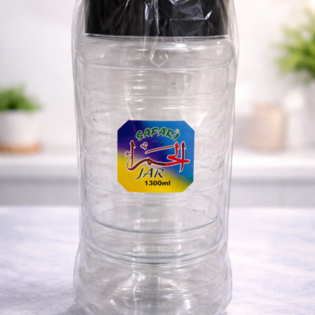 Safari Plastic Storage Jar 1300ml – Multipurpose Kitchen Storage Container