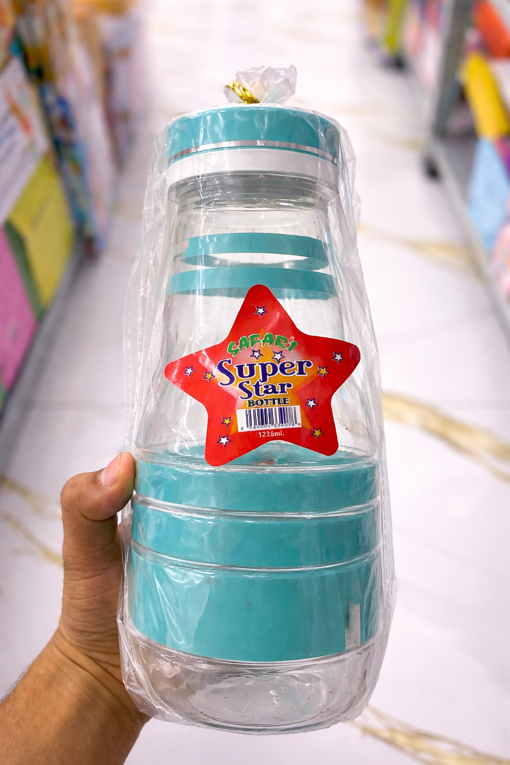 Safari Super Star Water Bottle 1225ml – Large Capacity Plastic Bottle