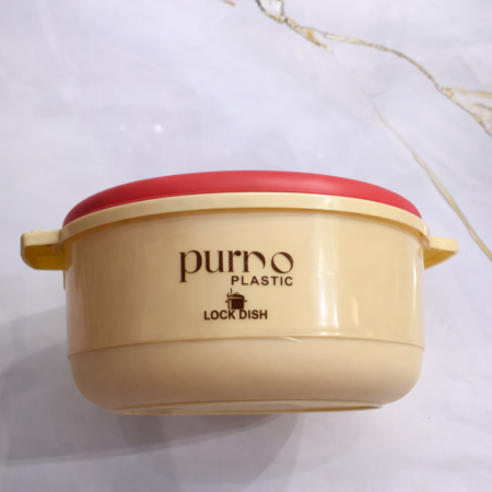 Purno Plastic Lock Dish – Airtight Food Storage Container with Lid