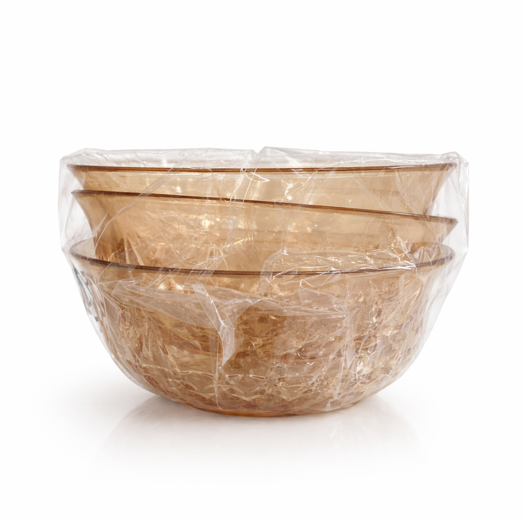 Plastic Mixing Bowl Set – 3 Piece Kitchen Mixing & Serving Bowl Set