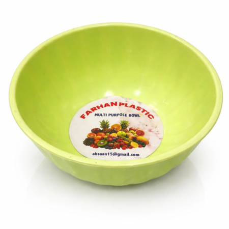 Farhan Plastic Multipurpose Bowl – Large Kitchen Mixing & Washing Bowl