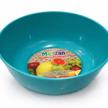 Meezan Plastic Multipurpose Bowl – Large Kitchen Mixing & Food Preparation Bowl