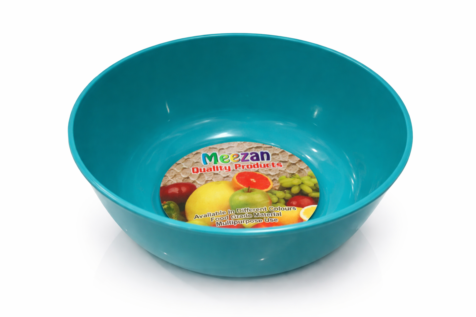 Meezan Plastic Multipurpose Bowl – Large Kitchen Mixing & Food Preparation Bowl