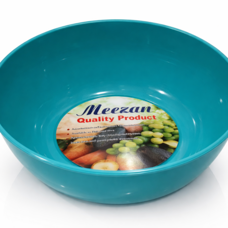 Meezan Plastic Multipurpose Kitchen Bowl – Large Mixing & Food Preparation Bowl