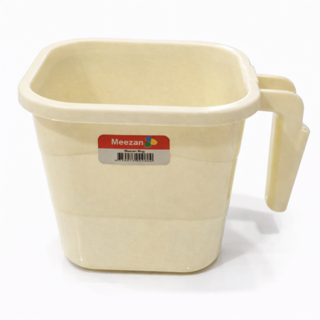 Meezan Square Plastic Water Mug with Handle – Durable Multipurpose Household Mug