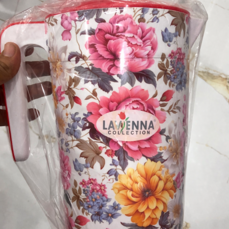 Lavienna Collection Floral Water Jug – Stylish Multipurpose Plastic Jug